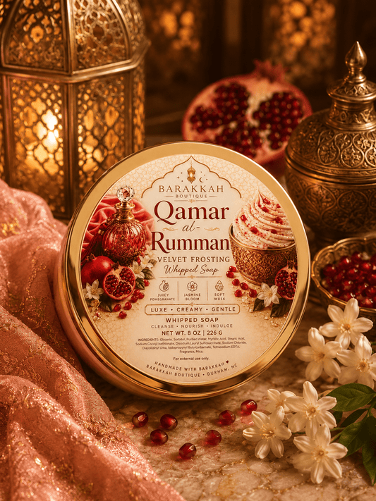 Velvet Frosting Whipped Soap - Qamar al Rumman - Barakkah Boutique