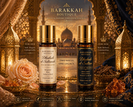 The Sultan & Sultanah Set — Two Souls. One Legacy.  10ml Set