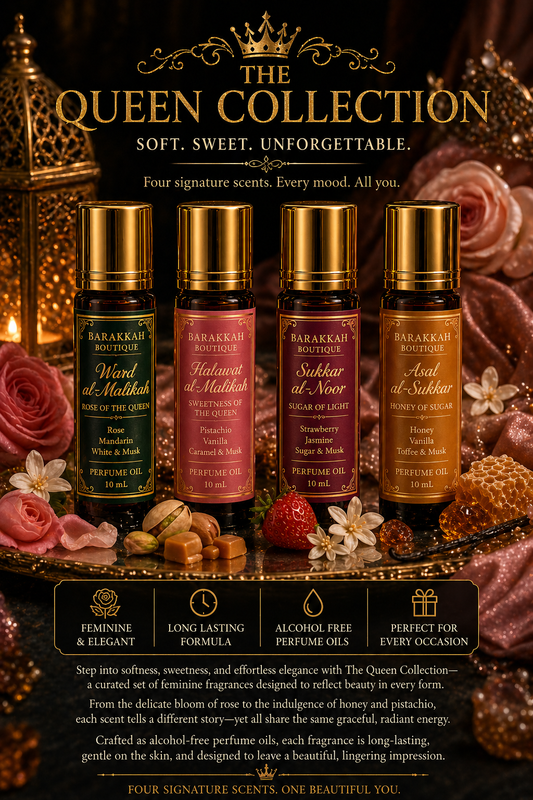 The Queen Collection 4-Piece Perfume Oil Set | 10 mL Each