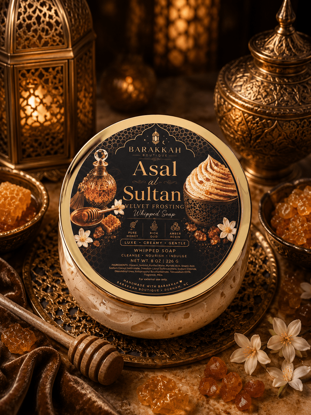 Velvet Frosting Whipped Soap - Asal al - Sultan - Barakkah Boutique