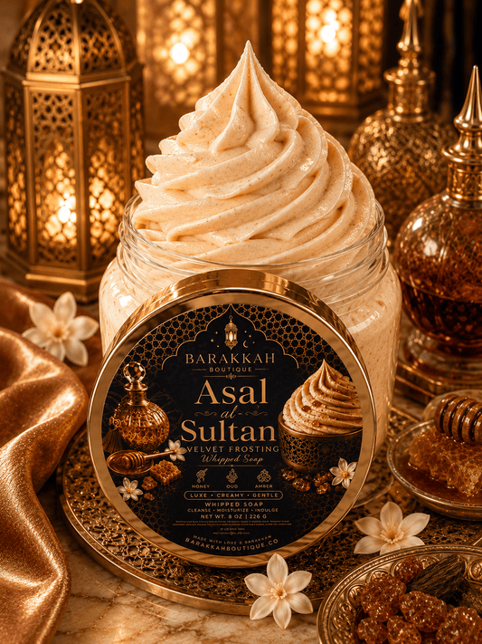 Velvet Frosting Whipped Soap - Asal al - Sultan - Barakkah Boutique