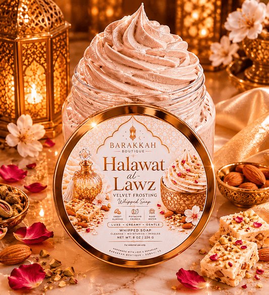 Velvet Frosting Whipped Soap - Halawat al - Lawz - Barakkah Boutique