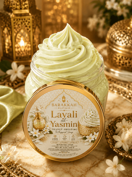 Velvet Frosting (whipped soap) - Layali al Yasmin - Barakkah Boutique