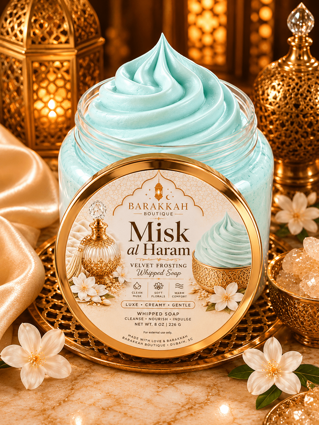 Velvet Frosting Whipped Soap - Misk al - Haram - Barakkah Boutique