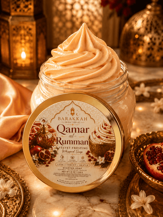 Velvet Frosting Whipped Soap - Qamar al Rumman - Barakkah Boutique